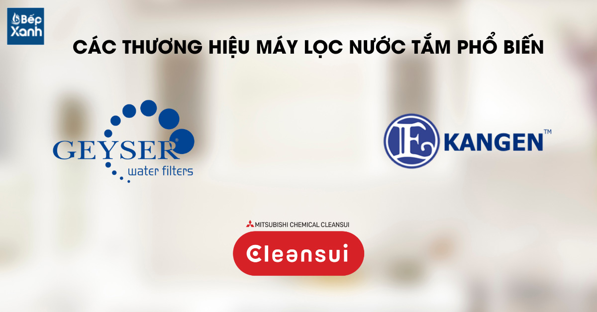 Thương hiệu máy lọc nước tắm