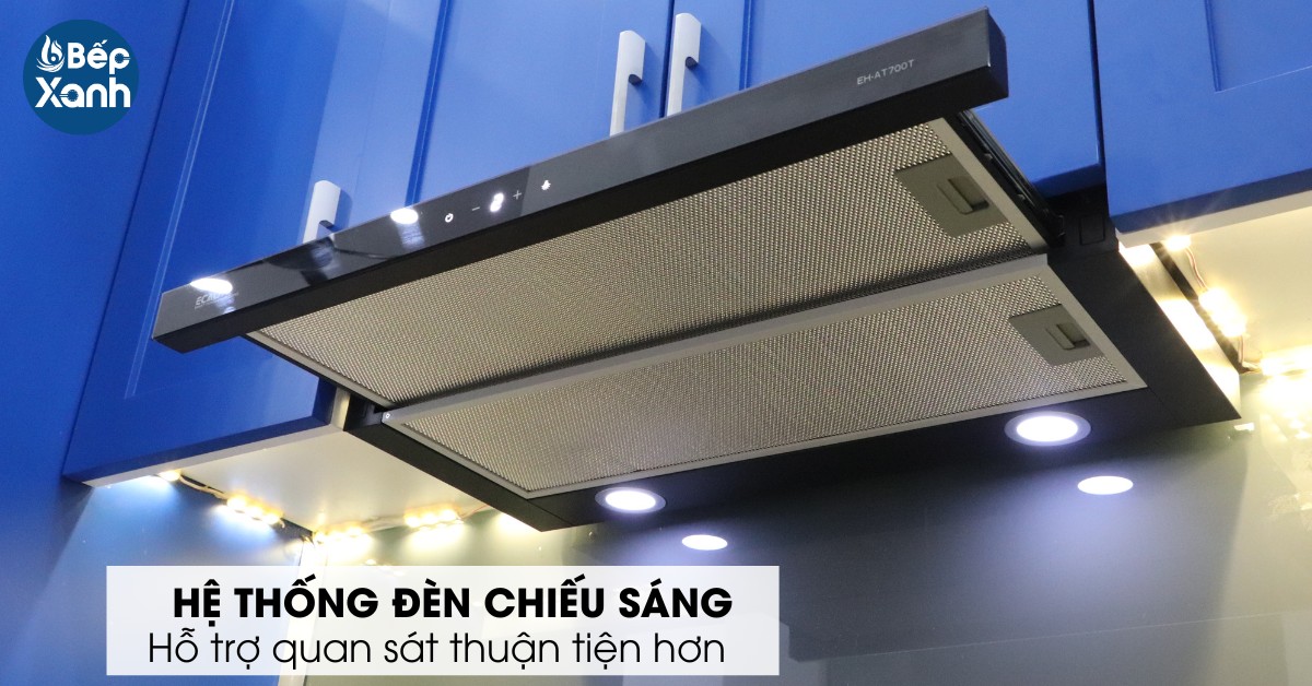 Hai đèn LED chiếu sáng hiệu quả trên Ecalite EH-AT700T