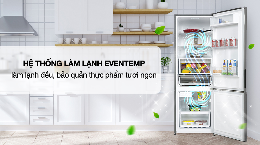 Tủ lạnh Electrolux Inverter 335 Lít EBB3702K-A - Công nghệ làm lạnh