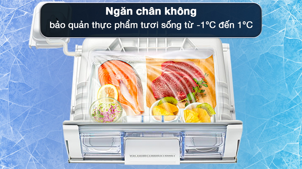 Tủ lạnh Hitachi Inverter 569 lít R-MX800GVGV0 GBK - Ngăn chân không