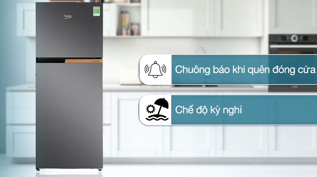 Tủ lạnh Beko Inverter 189 lít RDNT201I50VK - Tiện ích
