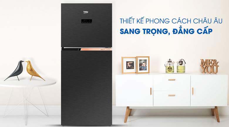 Tủ lạnh Beko Inverter 340 lít RDNT371E50VZK - Thiết kế hiện đại Tủ lạnh Beko Inverter 340 lít RDNT371E50VZK - Thiết kế hiện đại