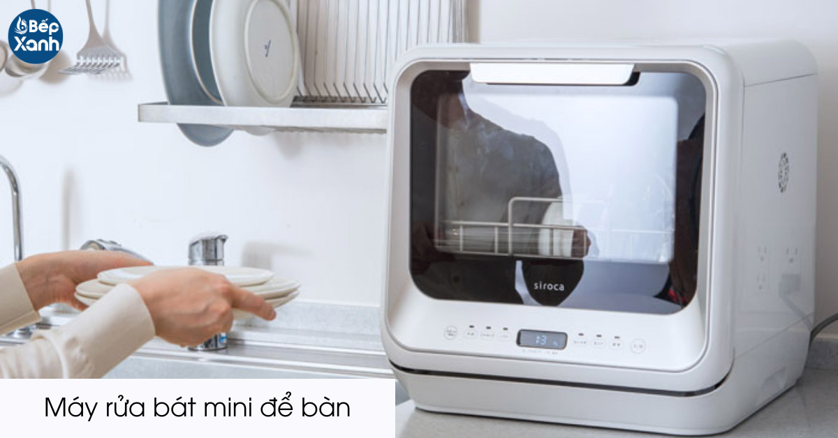 lắp đặt máy rửa bát mini để bàn