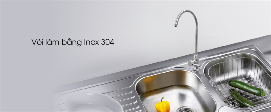 Vòi inox 304 cao cấp, hiện đại